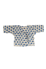 Turtle organic cotton mulmul new born angrakha set