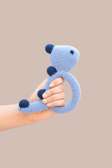 Dino Crocheted Rattle