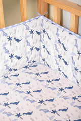 Dinosaur Print Cotton Cot/Crib Sheet