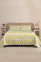 Set of 4 - Yellow Pear Bedding Set for Kids