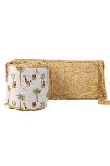 Forest Print Cot Bumper