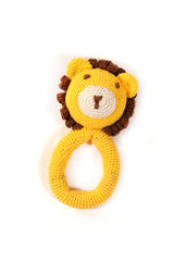 Lion Crocheted Rattle