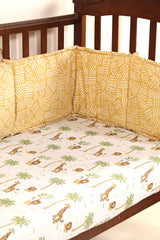 Forest Print Cot Bumper