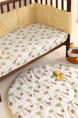 Forest Print Cot Bumper