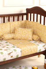 Forest Print Cot Bedding Set