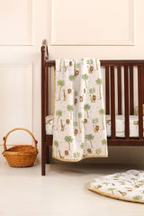 Forest Print Cot Bedding Set