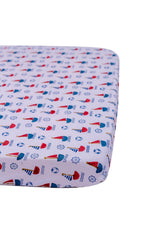 Nautical Cotton Cot/Crib Sheet