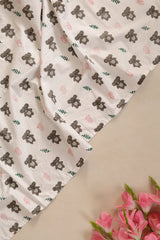 Koala Hand Block Print Bedsheet