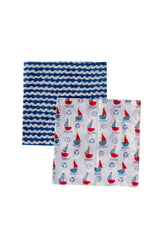 Sail Away Cotton Mulmul Swaddle Set