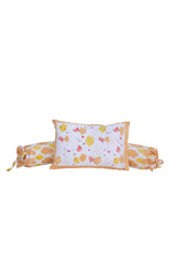 Chirpy  Birds Pillow and Bolsters Set