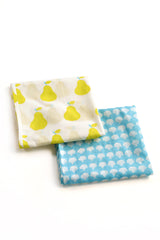 Yellow Pear Cotton Mulmul Swaddle Set