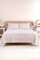 Sail Away Hand Block Printed Bedsheet