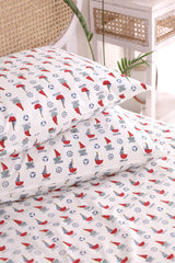 Sail Away Hand Block Printed Bedsheet