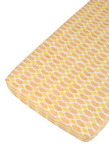 Peach Clouds Cotton Cot/crib Sheet