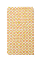 Peach Clouds Cotton Cot/crib Sheet