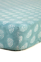 Dotted Cotton Cot/Crib Sheet