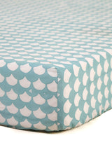 Scallops Cotton Cot/crib Sheet