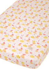 Chirpy Birds Cotton Cot/crib Sheet