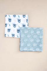 Koala Cotton Mulmul Swaddle Set