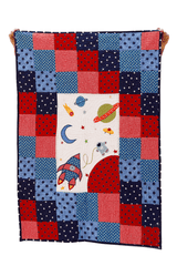 Let's Take a Trip to Space Applique Patchwork Quilt