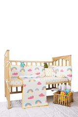 Magical Rainbows Cot Bedding Set