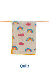 Magical Rainbows Cot Bedding Set