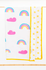 Magical Rainbow Cotton Mulmul Dohar