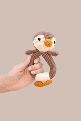 Penguin Crocheted Rattle