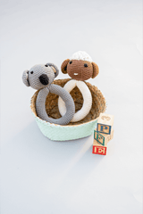 Sheep Crocheted Rattle