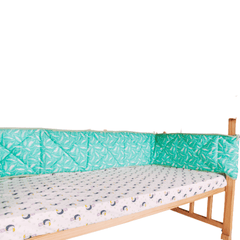 Tropical Green Cot Bumper