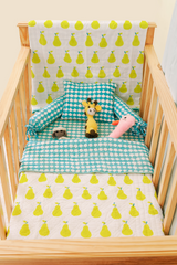 Yellow Pear Mini Cot Set