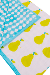 Yellow Pear Cotton Mulmul Dohar